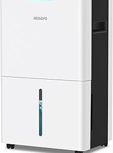 5,000 Sq. Ft Dehumidifier for Basements and Home, Aiusevo 52 Pint Dehumidifiers with Drain Hose Ideal for Large Room, Bedroom, Quietly Removes Moisture, 3 Modes Deshumidificador, Child Lock, 24H Timer