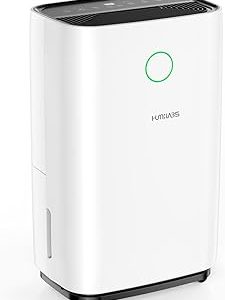 Dehumidifiers for Large Room or Basements,50 Pint for 4500 Sq.ft Dehumidifier with 135oz Water Tank,Auto & Manual Drainage,Intelligent Humidity Control,Auto Defrost,Dry Clothes Function