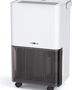 30 Pint Dehumidifier - for Basement with Activated Carbon Filter, Humidity Sensor, Auto Shut Off, Continuous Drainage Hose - Ideal Dehumidifiers for Home, 1500 Sq Ft Dehumidifiers