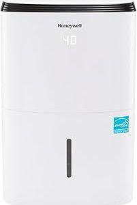 Honeywell 3000 Sq. Ft. Energy Star Dehumidifier for Home Basements & Medium Rooms, with Mirage Display, Washable Filter to Remove Odor and Filter Change Alert - 32 Pint (Previously 50 Pint)