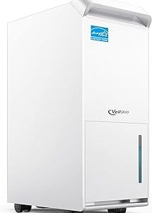 4,500 Sq.Ft Energy Star Dehumidifier for Basement with Drain Hose, 52 Pint DryTank Series Dehumidifiers for Home Large Room, Intelligent Humidity Control