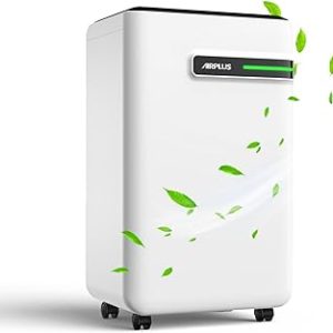 AIRPLUS Dehumidifier for Basement - 4,500 Sq. Ft. 70 Pints, Multifunctional Dehumidifier with Drain Hose & Auto Shut-Off Function, Powerful Dehumidifiers for Home(AP2103)