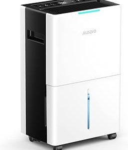 1500 Sq.ft Dehumidifier for Basement and Bedroom, Aiusevo 22 Pint Dehumidifiers for Home, Auto and Manual Drainage, Intelligent Humidity Control, 3 Operation Modes, Ideal for Room, Bathroom, RV