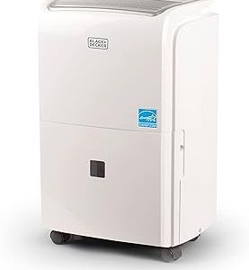 BLACK+DECKER 3000 Sq. Ft. Dehumidifier for Large Spaces and Basements, Energy Star Certified, BDT30WTB
