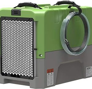 ALORAIR 180 Pint Commercial Dehumidifier with Pump for Basement Warehouse & Job Sites, Large Space Crawl Space Dehumidifier for Efficient Water Damage Restoration,5 Years Limited Warranty, Green