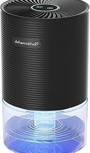Dehumidifiers for Home, 25oz Dehumidifier Small Dehumidifiers for Room 285sq.ft with Auto-off, Ultra-Quiet Energy Saving Mini Dehumidifiers for Bedroom Bathroom Closet Desktop Office RV