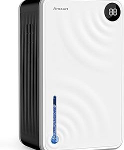 Dehumidifier (980 sq.ft), 118 oz Dehumidifier with Drain Hose, Humidity Display,Auto Shut Off, Quiet Dehumidifier Wtih Sleep Mode for Home, Timing Setting Dehumidifier, White