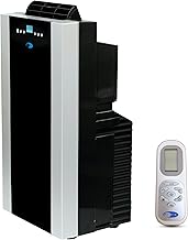 Portable Air Conditioner 14,000 BTU with Dual Hose Dehumidifier & Cooling Fan for 500 Sq Ft Rooms, Includes AC Unit Window Kit, ARC-14S (9,500 BTU SACC)