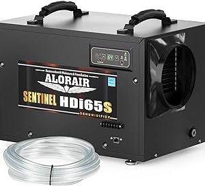 ALORAIR 120 PPD Commercial Dehumidifiers with Pump and Hose, Crawl Space Basement Dehumidifier, Industry Water Damage Unit, Compact, Portable, Auto Defrost, Memory Starting