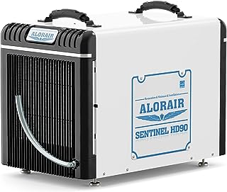 AlorAir Basement/Crawl Space Dehumidifiers 198 Pint (Saturation), 90 PPD (AHAM), Energy Star Listed, Auto Defrosting System, Commercial Dehumidifier